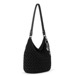 The Sak Sequoia Hobo - Hand Crochet - Black Cozy Weave