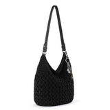 The Sak Sequoia Hobo - Hand Crochet - Black Cozy Weave