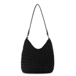 The Sak Sequoia Hobo - Hand Crochet - Black Cozy Weave