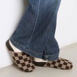 The Sak Bolinas Clog - Hand Crochet - Brown Check