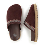 The Sak Bolinas Lug Sole Clog - Leather - Mahogany Seminyak