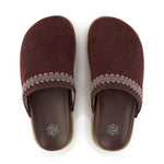 The Sak Bolinas Lug Sole Clog - Leather - Mahogany Seminyak