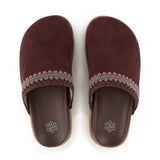 The Sak Bolinas Lug Sole Clog - Leather - Mahogany Seminyak