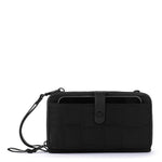 Sakroots Smartphone Wallet - EcoTwill - Black Woven Quilted