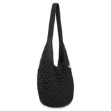 The Sak 120 Hobo - Hand Crochet - Black Cozy Weave