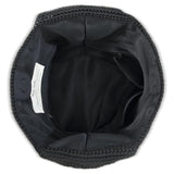 The Sak 120 Hobo - Hand Crochet - Black Cozy Weave