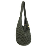 The Sak 120 Hobo - Hand Crochet - Moss Cozy Weave