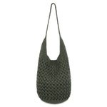 The Sak 120 Hobo - Hand Crochet - Moss Cozy Weave