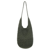 The Sak 120 Hobo - Hand Crochet - Moss Cozy Weave
