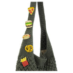 The Sak 120 Hobo - Hand Crochet - Moss Cozy Weave