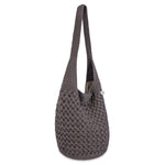 The Sak 120 Hobo - Hand Crochet - Mushroom Cozy Weave