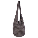 The Sak 120 Hobo - Hand Crochet - Mushroom Cozy Weave