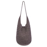 The Sak 120 Hobo - Hand Crochet - Mushroom Cozy Weave