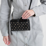 The Sak Iris Smartphone Wallet - Leather - Black Silver Stud