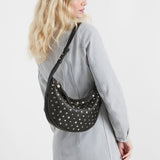 The Sak Tess Shoulder Bag - Leather - Black Silver Stud