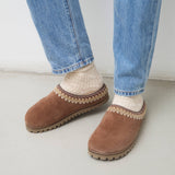 The Sak Bolinas Everyday Clog - Leather - Tobacco Shearling