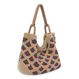 The Sak Los Feliz Large Tote - Hand Crochet - Bamboo Mermaid