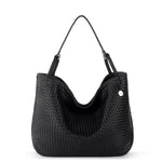 The Sak Los Feliz Large Tote - Leather - Woven Black