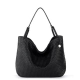 The Sak Los Feliz Large Tote - Leather - Woven Black