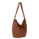 The Sak Sequoia Hobo - Leather - Woven Cognac