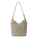 The Sak Sequoia Hobo - Hand Crochet - Natural Grey Medallion