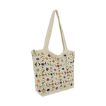 The Sak Crafted Classic Large Carryall - Hand Crochet - Natural Multi Flowers