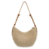The Sak Tess Shoulder Bag - Hand Crochet - Bamboo Static