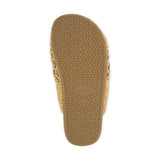 Bolinas Clog - Hand Crochet - Natural Tonal Flower