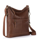 The Sak Lucia Leather Adjustable Crossbody - Leather - Whiskey Stitch