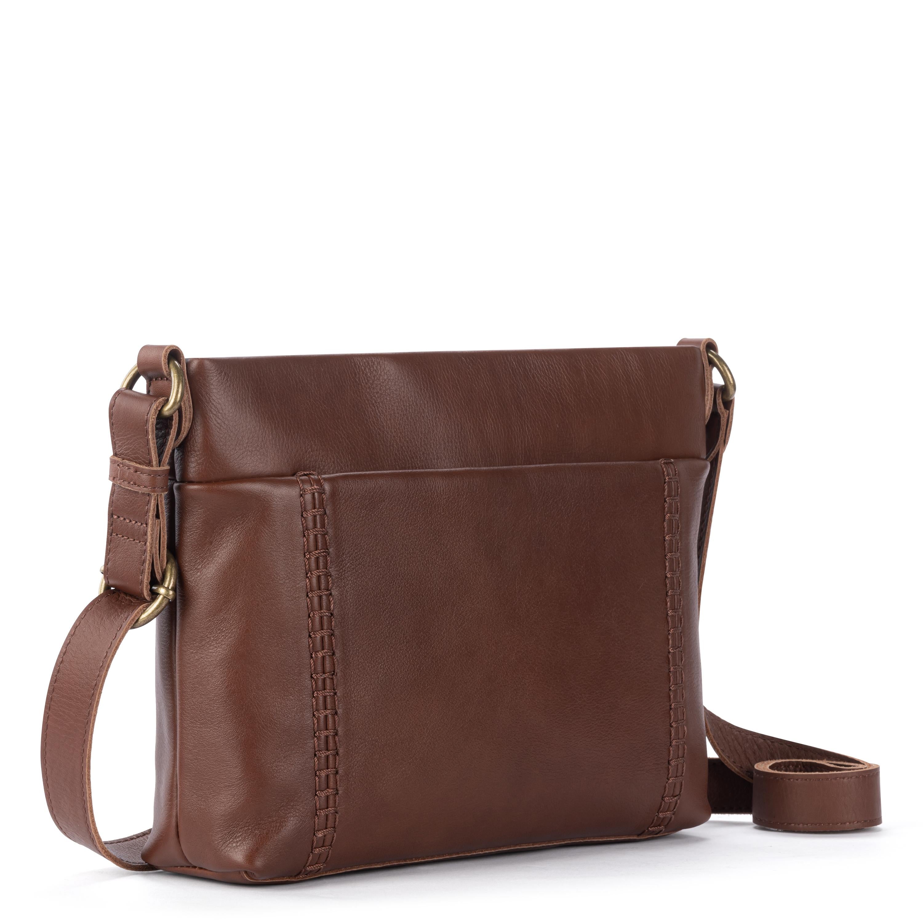 The Sak Melrose Leather Soft Crossbody - Leather - Whiskey
