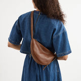 The Sak Tess Crescent Sling - Leather - Whiskey