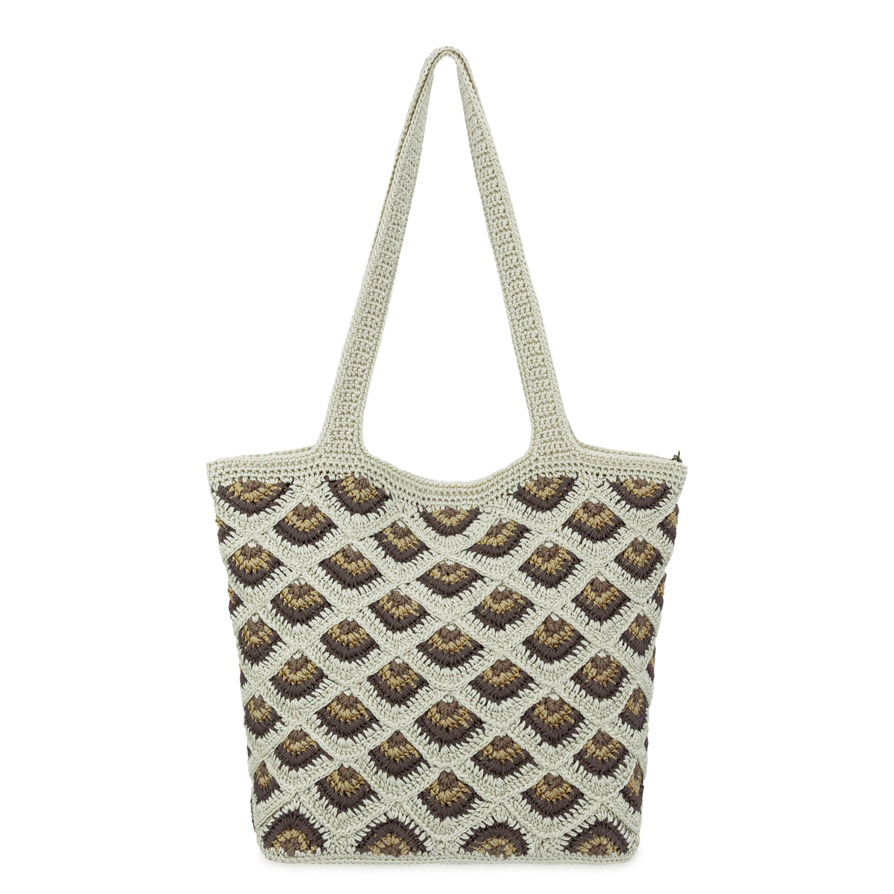 The Sak Sola Carryall Tote - Hand Crochet - Natural Mermaid