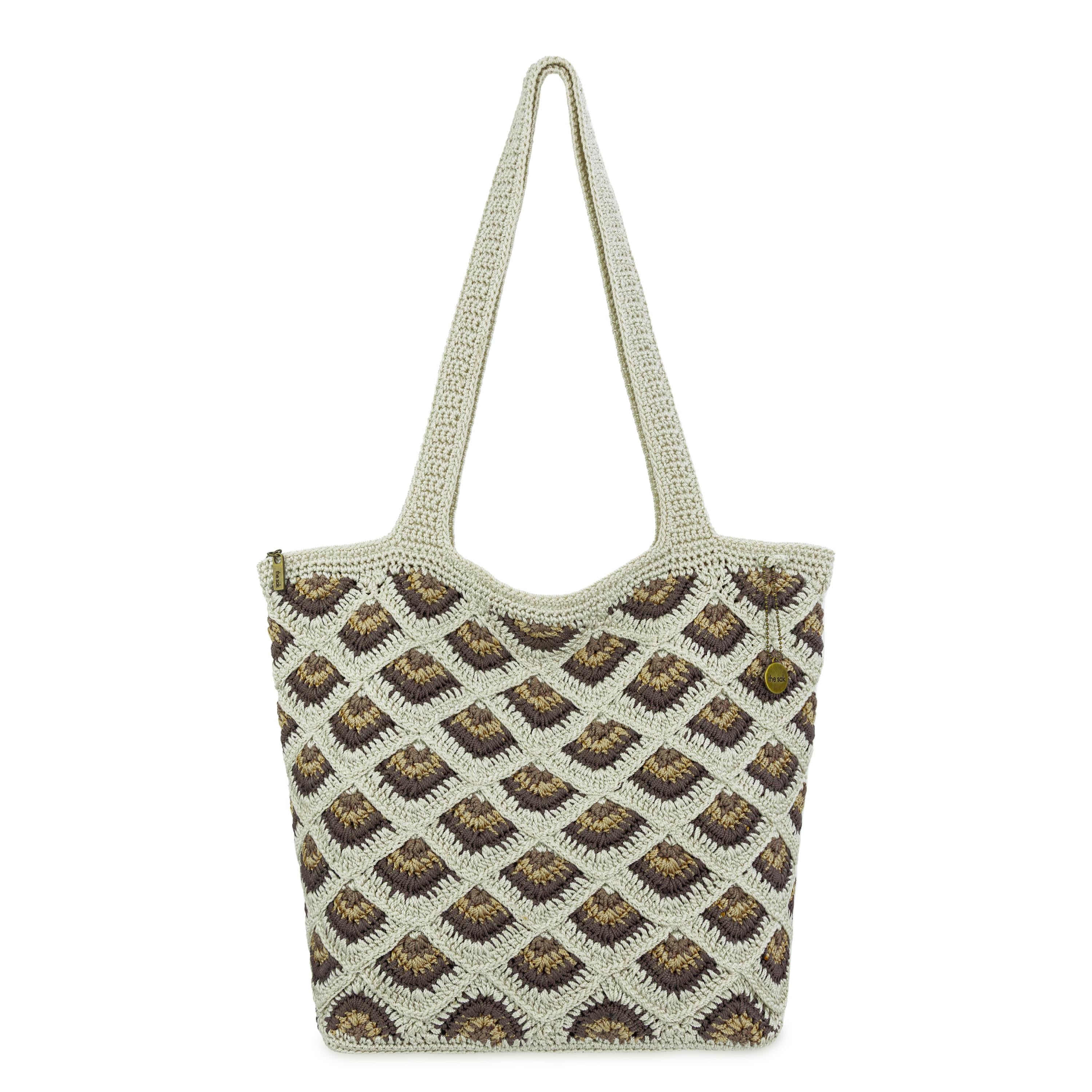 The Sak Sola Carryall Tote - Hand Crochet - Natural Mermaid