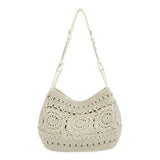 The Sak Los Feliz Hobo - Hand Crochet - Natural Medallion