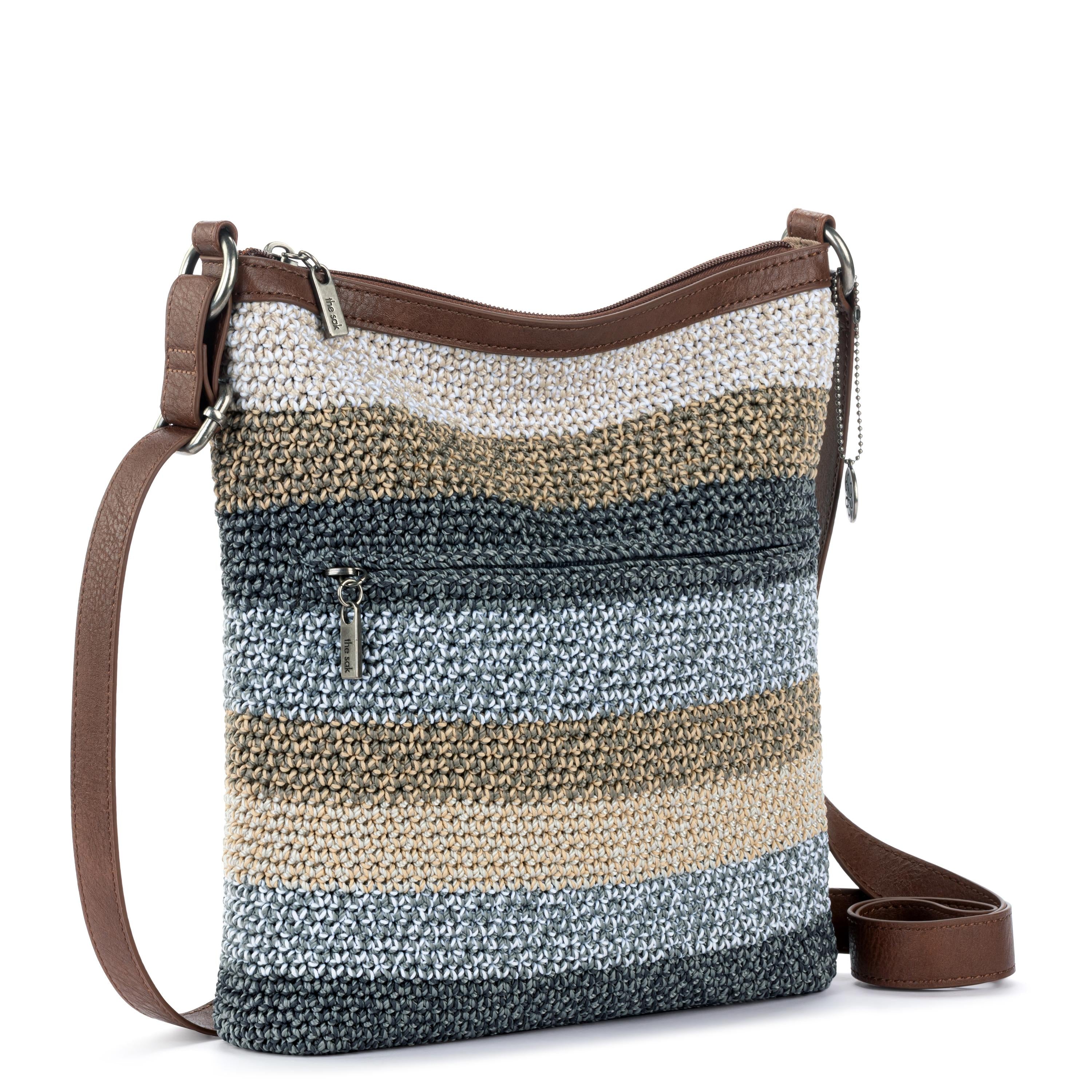 The Sak Lucia Crossbody - Hand Crochet - Desert Stripe