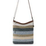 The Sak Lucia Crossbody - Hand Crochet - Desert Stripe