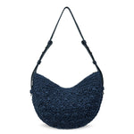 The Sak Tess Shoulder Bag - Straw - Denim Primrose
