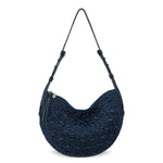 The Sak Tess Shoulder Bag - Straw - Denim Primrose