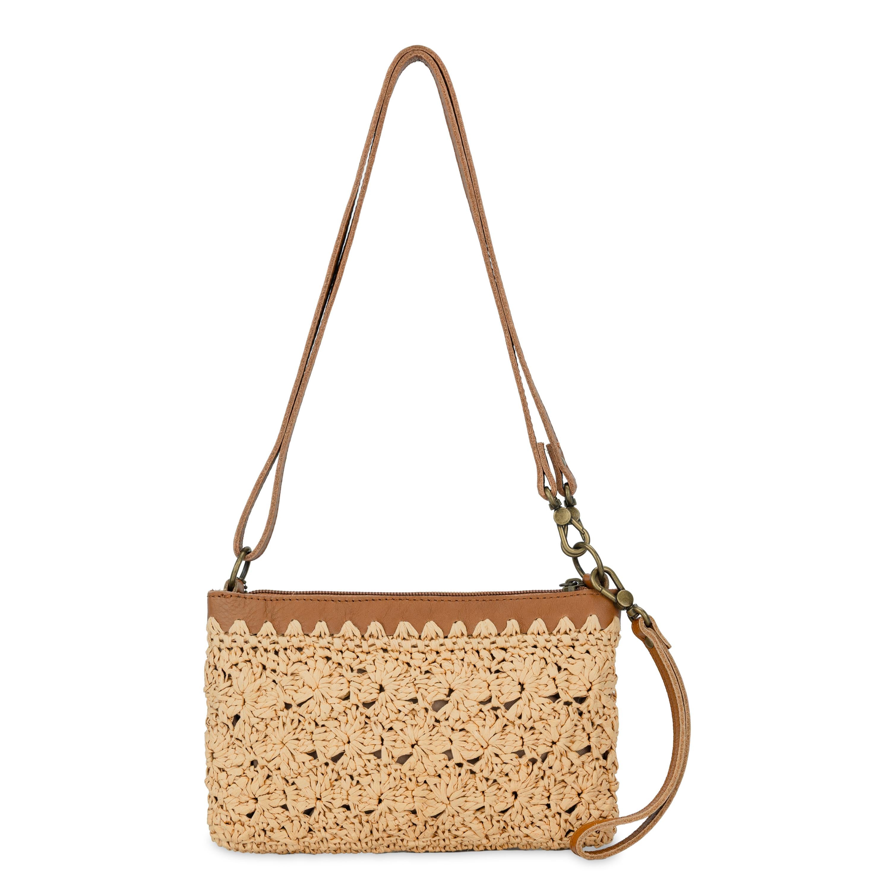 The Sak Vita Convertible Wristlet - Straw - Natural Primrose