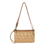 The Sak Vita Convertible Wristlet - Straw - Natural Primrose