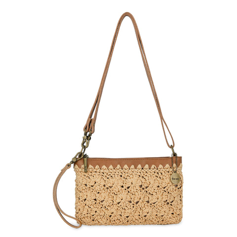 The Sak Vita Convertible Wristlet - Straw - Natural Primrose