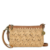 The Sak Vita Convertible Wristlet - Straw - Natural Primrose