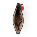Sakroots Banyan Basic Crossbody - Straw - Black and White Woven