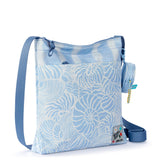 Sakroots Banyan Basic Crossbody - EcoTwill - Blue Aura Seashore