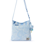 Sakroots Banyan Basic Crossbody - EcoTwill - Blue Aura Seashore