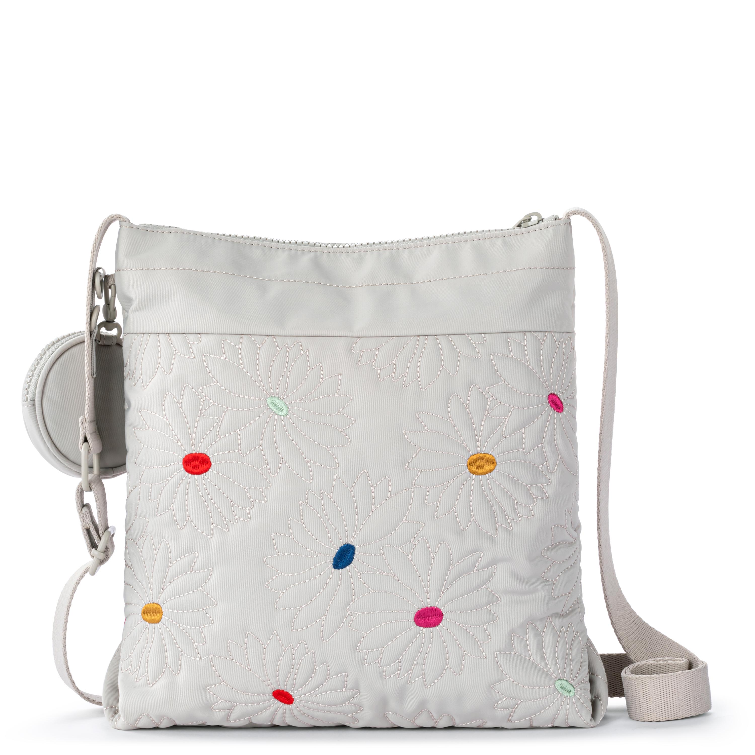 Sakroots Banyan Basic Crossbody - EcoTwill - Multi Flower Quilted