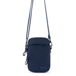 Sakroots Koa Smartphone Crossbody - EcoTwill - Navy Flower Blossom Quilted