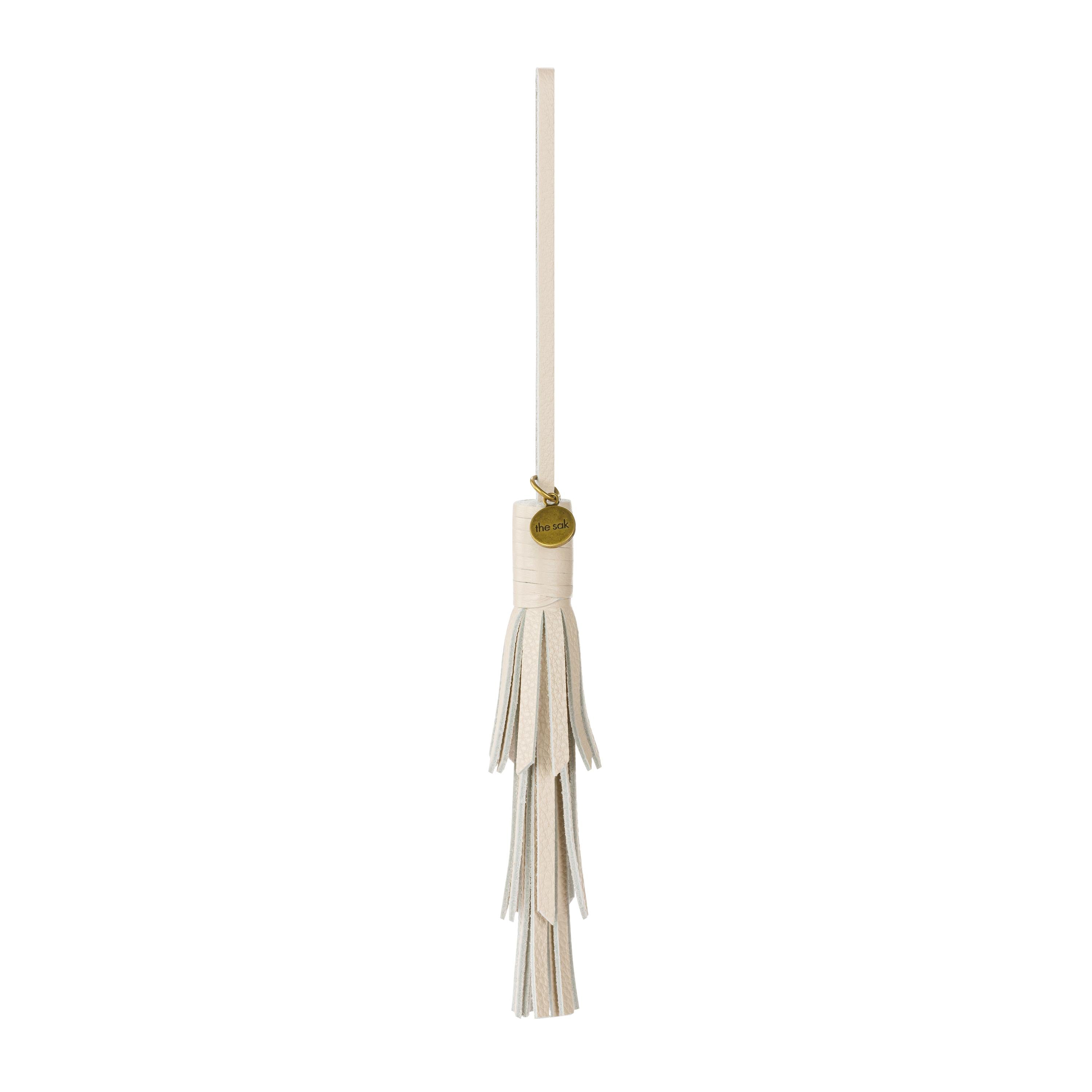 The Sak Cypress Tassel Dangle - Leather - Stone