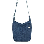 The Sak Los Feliz Crossbody - Hand Crochet - Denim Tonal Straw