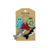 The Sak Yarnicharmz 5 Pack - Hand Crochet - Under The Sea